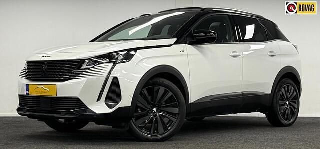 Wit, metallic lak Gebruikt 2021 Peugeot 3008 GT SUV | € 27.995 (Iets duurder) - Afbeelding 1/3