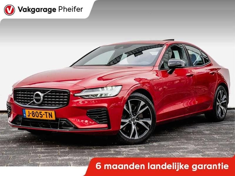 Rood Gebruikt 2020 Volvo S60 R-Design Sedan | € 25.850 (Eerlijke prijs) - Afbeelding 1/3