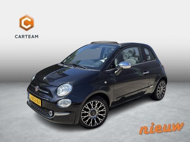 Zwart Gebruikt 2020 Fiat 500C Star Cabriolet | € 13.950 (Eerlijke prijs) - Afbeelding 1/4