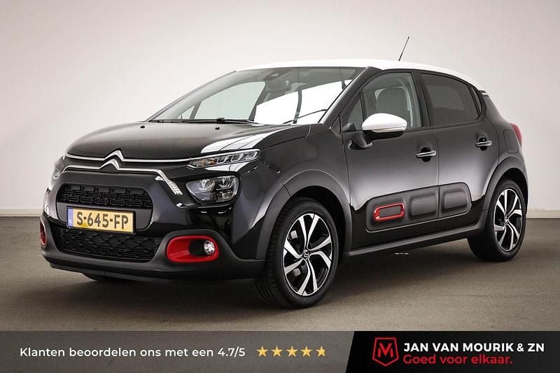 Zwart Gebruikt 2023 Citroën C3 PureTech Hatchback | € 16.695 (Eerlijke prijs) - Afbeelding 1/4