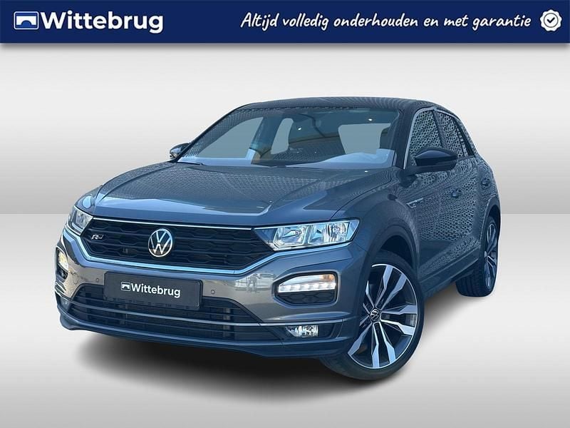 Grijs Gebruikt 2021 VW T-Roc R-line SUV | € 29.950 (Eerlijke prijs) - Afbeelding 1/2