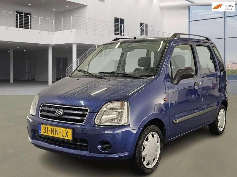 Blauw Gebruikt 2003 Suzuki Wagon R+ GLX Stationwagen | € 2.650 (Eerlijke prijs) - Afbeelding 1/4