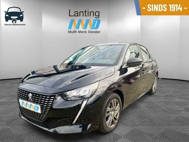 Zwart Gebruikt 2021 Peugeot 208 Active Hatchback | € 12.495 (Eerlijke prijs) - Afbeelding 1/4