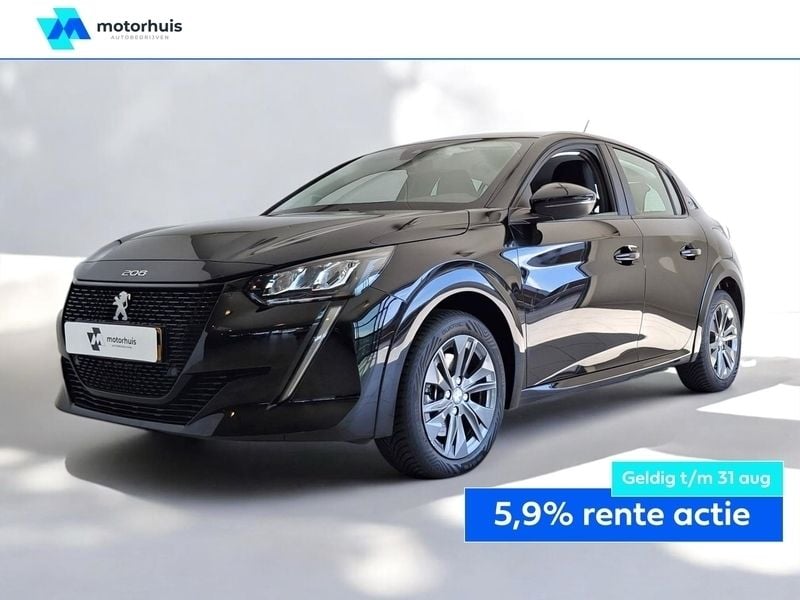 Zwart Gebruikt 2022 Peugeot e-208 Active Hatchback | € 17.875 - Afbeelding 1/2