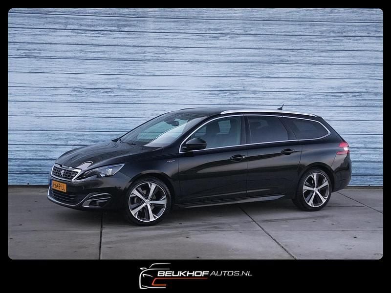 Zwart Occasion 2017 Peugeot 308 GT-line Stationwagen | € 11.950 (Iets duurder) - Afbeelding 1/4