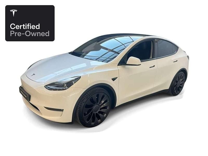 Wit Occasion 2023 Tesla Model Y Performance SUV | € 43.600 (Eerlijke prijs) - Afbeelding 1/4