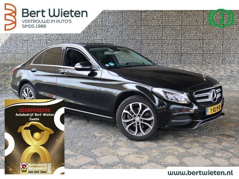 Zwart Gebruikt 2014 Mercedes C180 Sedan | € 17.995 (Eerlijke prijs) - Afbeelding 1/3