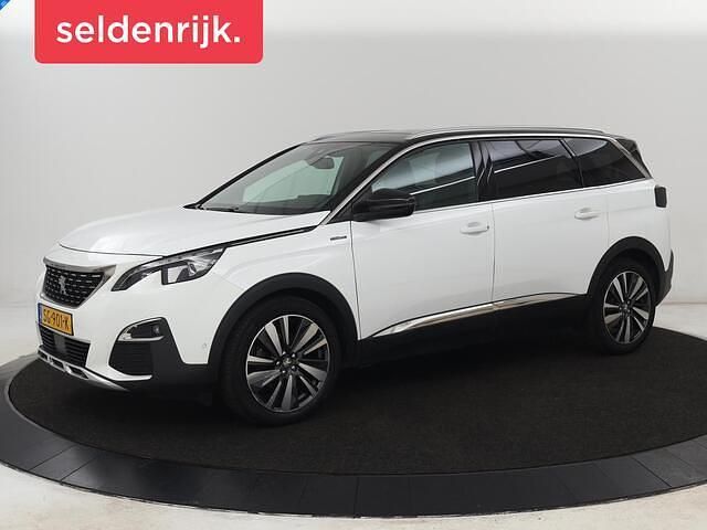 Wit Gebruikt 2018 Peugeot 5008 GT-line SUV | € 12.900 (Goede deal) - Afbeelding 1/4