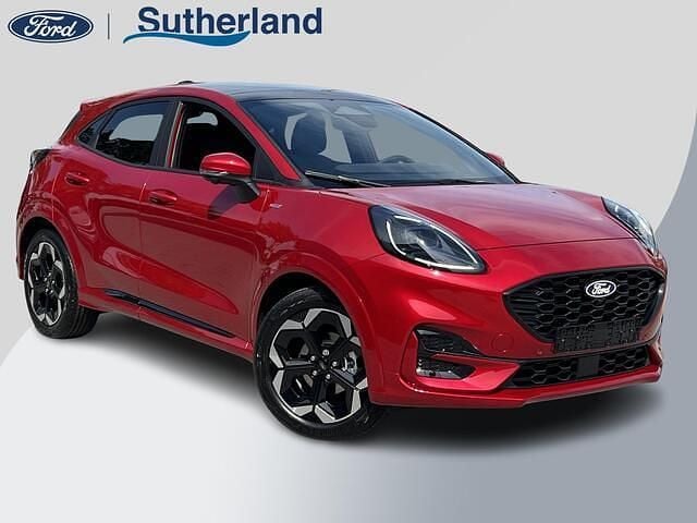 Rood Nieuw 2025 Ford Puma Gen-E ST-Line X SUV | € 39.599 - Afbeelding 1/4