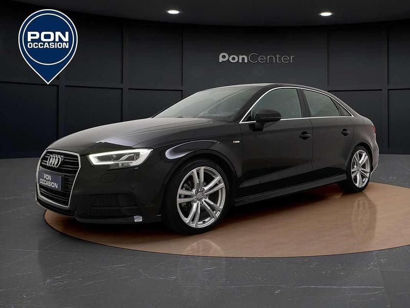 Zwart Gebruikt 2020 Audi A3 S-Line Sedan | € 22.950 (Super prijs) - Afbeelding 1/3