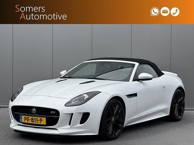 Wit Gebruikt 2014 Jaguar F-Type S Cabriolet | € 59.950 - Afbeelding 1/4