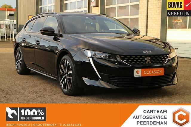 Zwart Gebruikt 2020 Peugeot 508 SW GTi Stationwagen | € 22.950 - Afbeelding 1/4
