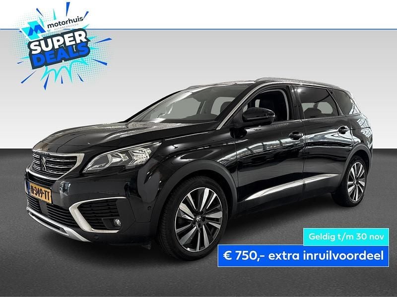 Zwart Gebruikt 2020 Peugeot 5008 Premium SUV | € 20.940 (Super prijs) - Afbeelding 1/4
