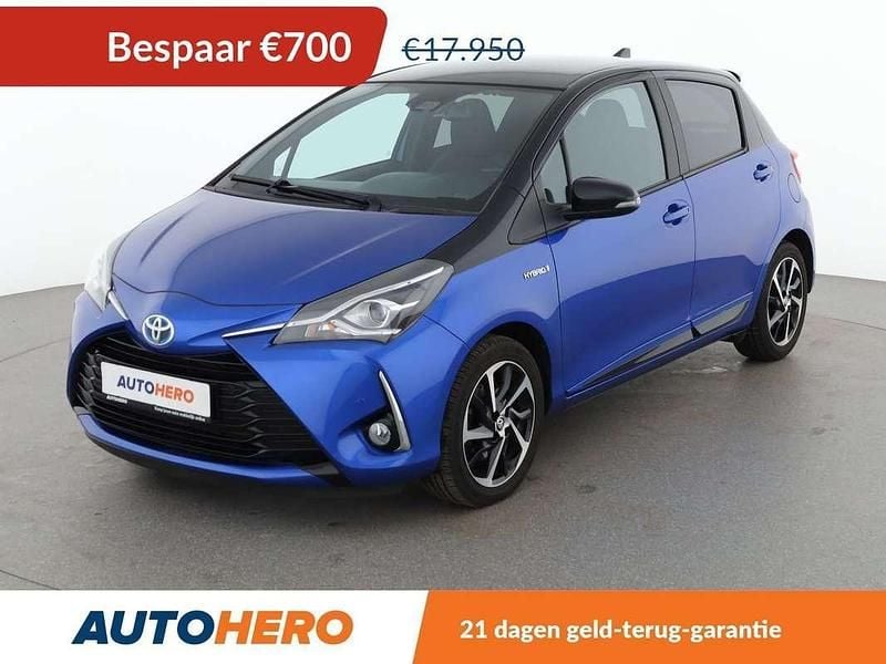 Blauw Gebruikt 2019 Toyota Yaris Hybrid Style Hatchback | € 17.449 (Goede deal) - Afbeelding 1/3