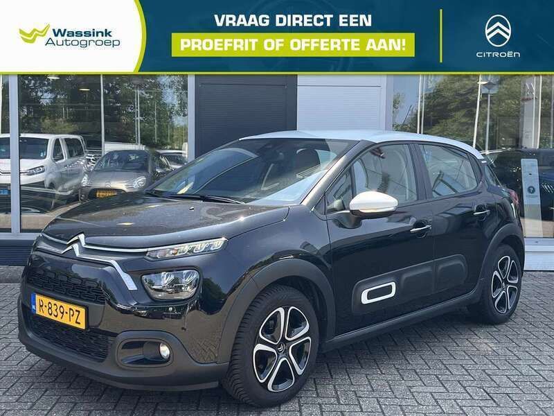Zwart Gebruikt 2022 Citroën C3 Feel Hatchback | € 13.240 (Eerlijke prijs) - Afbeelding 1/4