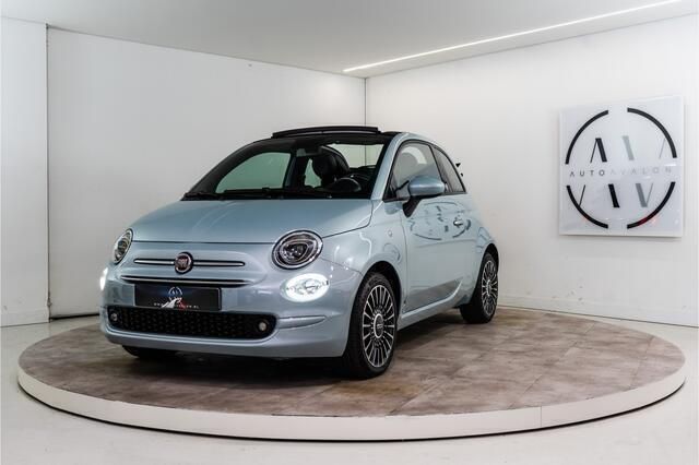 Grijs Gebruikt 2021 Fiat 500C Lounge Cabriolet | € 14.980 (Eerlijke prijs) - Afbeelding 1/4