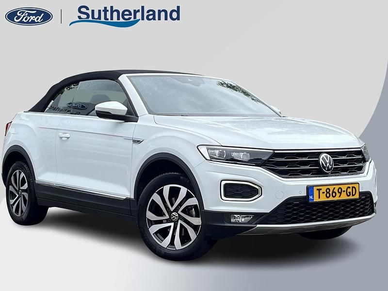Wit Gebruikt 2021 VW T-Roc Cabriolet Style Cabriolet | € 29.195 (Goede deal) - Afbeelding 1/4
