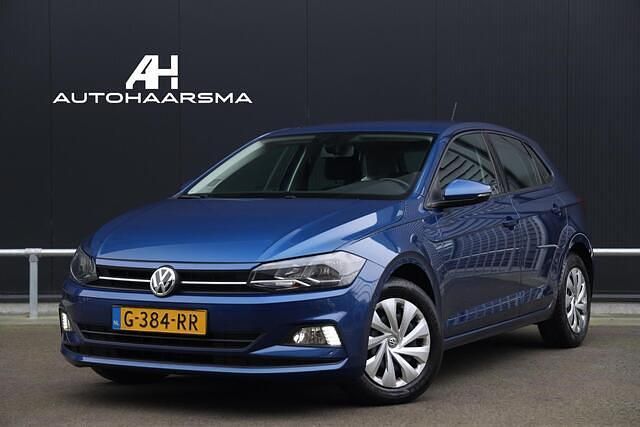 Blauw (metallic) Occasion 2019 VW Polo Comfortline Hatchback | € 11.900 (Eerlijke prijs) - Afbeelding 1/4