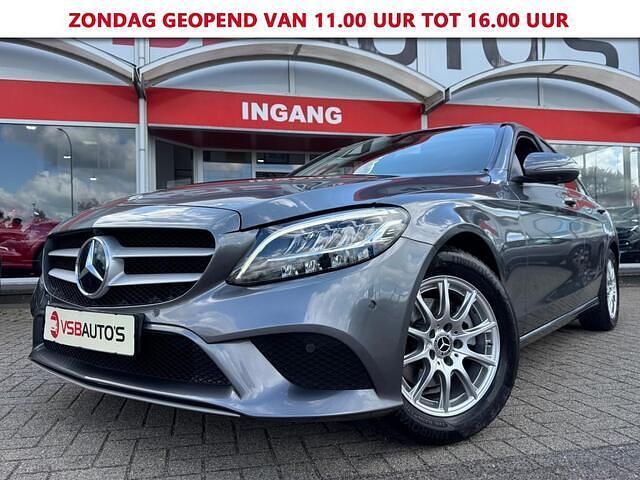 Grijs Gebruikt 2019 Mercedes C180 Advantage Sedan | € 17.950 (Super prijs) - Afbeelding 1/4