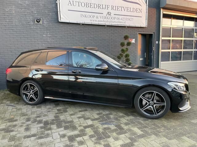 Occasion Mercedes C200 AMG 136 PK (100 kW) 2018 Zwart Stationwagen