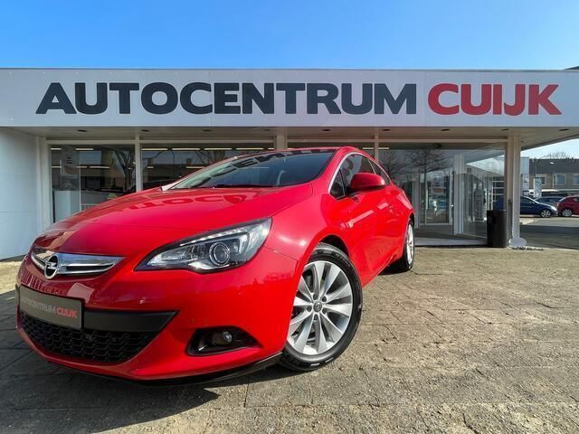 Rood Gebruikt 2014 Opel Astra GTC Design Edition Hatchback | € 8.990 (Eerlijke prijs) - Afbeelding 1/4