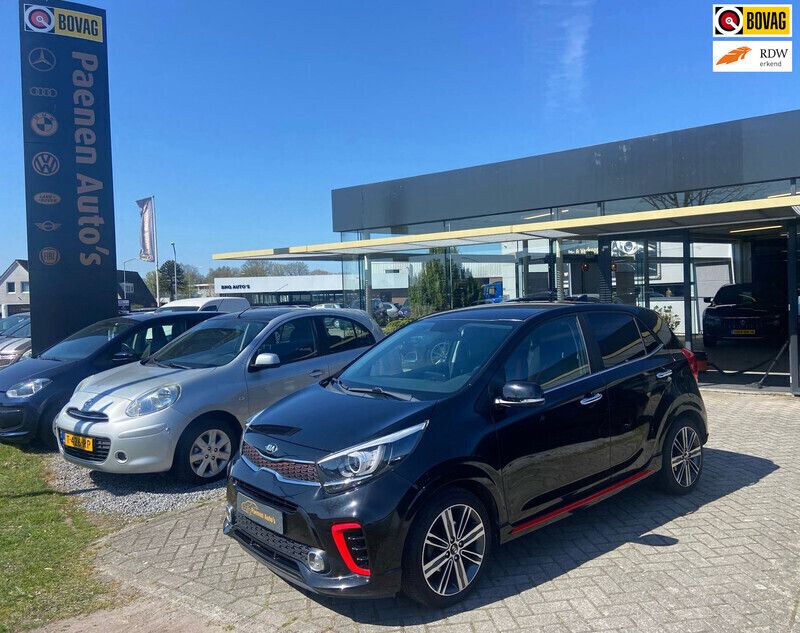 Zwart Gebruikt 2018 Kia Picanto GT-Line Hatchback | € 10.750 (Eerlijke prijs) - Afbeelding 1/4