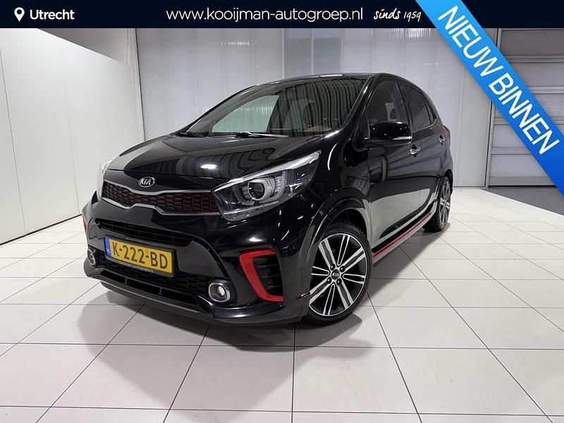 Zwart Occasion 2021 Kia Picanto GT-Line Hatchback | € 8.400 (Super prijs) - Afbeelding 1/4