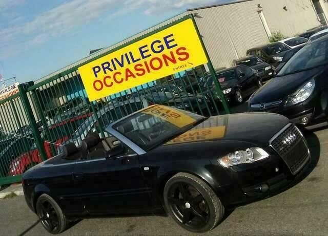Occasion Audi A4 Cabriolet S-Line 135 PK (99 kW) 2007 Zwart Cabriolet