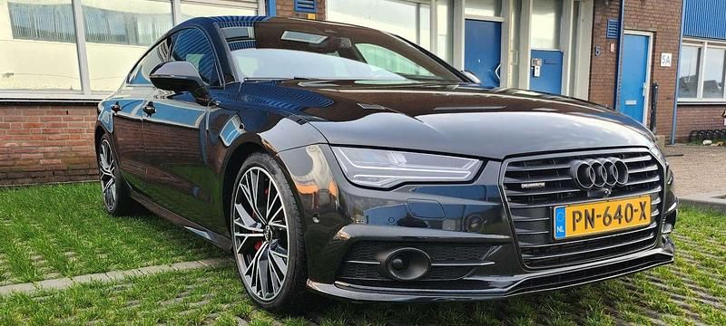 Zwart Gebruikt 2015 Audi A7 Hatchback | € 24.000 (Eerlijke prijs) - Afbeelding 1/4