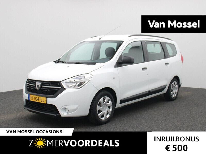 Wit Gebruikt 2020 Dacia Lodgy Essentiel MPV | € 16.400 (Goede deal) - Afbeelding 1/4