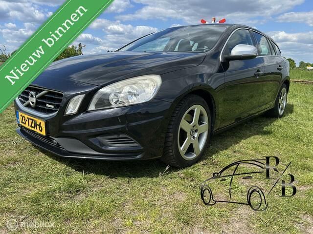 Zwart Gebruikt 2012 Volvo V60 R-Design Stationwagen | € 3.300 (Super prijs) - Afbeelding 1/4