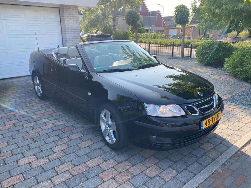 Zwart Gebruikt 2007 Saab 9-3 Cabriolet Vector Cabriolet | € 8.950 - Afbeelding 1/4