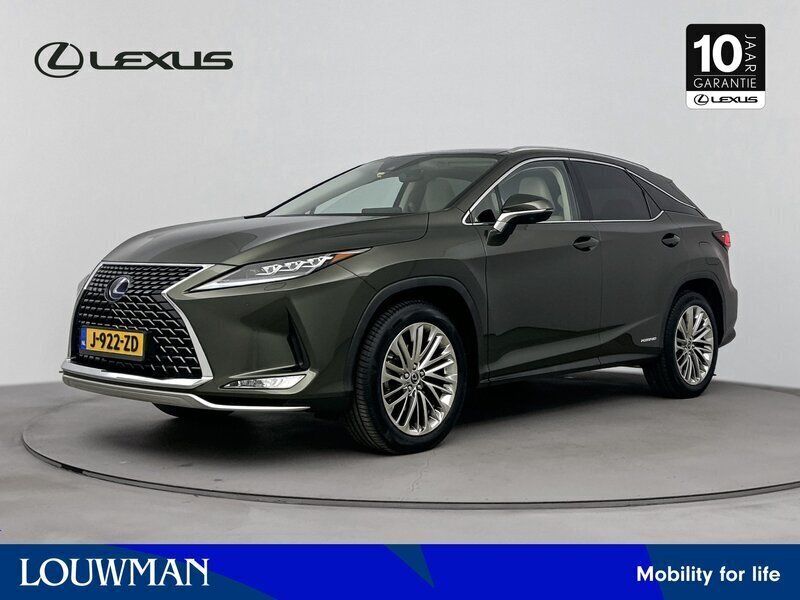 Groen, metallic lak Gebruikt 2020 Lexus RX450h President Line SUV | € 56.245 (Iets duurder) - Afbeelding 1/3