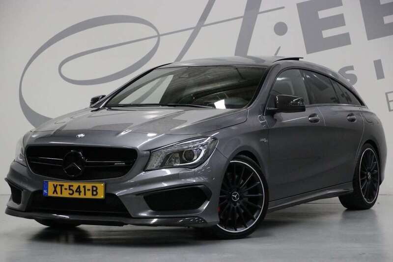 Grijs, metallic lak Gebruikt 2015 Mercedes CLA45 AMG Shooting Brake AMG Stationwagen | € 31.450 (Duur) - Afbeelding 1/4
