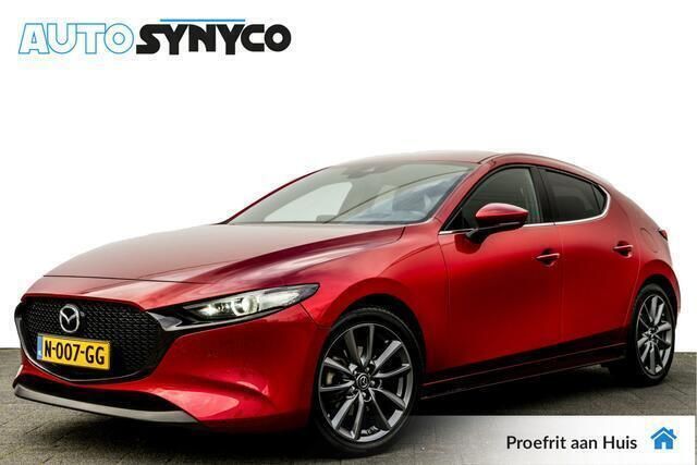 Rood, metallic lak Gebruikt 2021 Mazda 3 Sportive Hatchback | € 19.950 (Goede deal) - Afbeelding 1/4