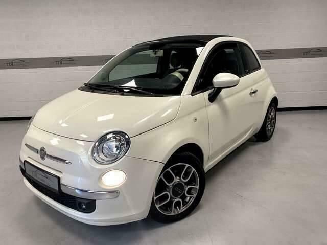 Wit Occasion 2011 Fiat 500C Lounge Cabriolet | € 6.599 - Afbeelding 1/4