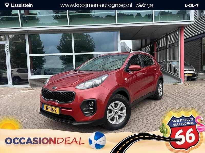 Rood Gebruikt 2016 Kia Sportage Comfort SUV | € 13.945 (Eerlijke prijs) - Afbeelding 1/4
