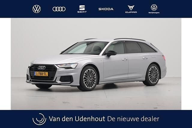 Grijs Gebruikt 2021 Audi A6 S-Line Stationwagen | € 39.940 (Super prijs) - Afbeelding 1/4