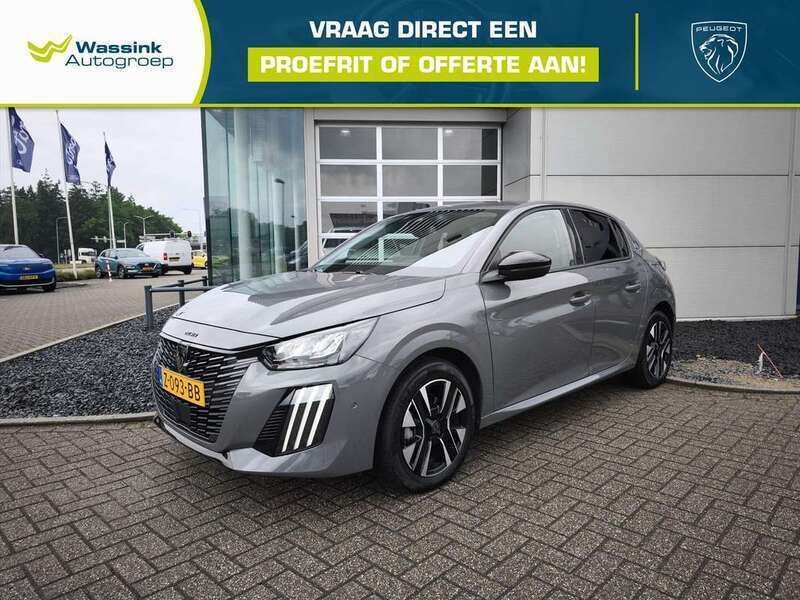Grijs Gebruikt 2024 Peugeot e-208 Allure Hatchback | € 26.590 (Iets duurder) - Afbeelding 1/4