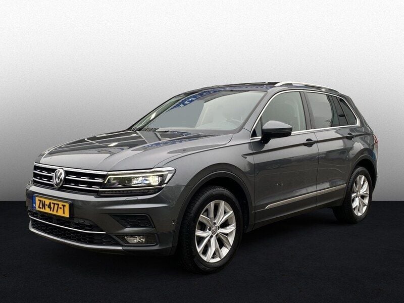 Grijs Gebruikt 2018 VW Tiguan Highline SUV | € 24.999 (Eerlijke prijs) - Afbeelding 1/4