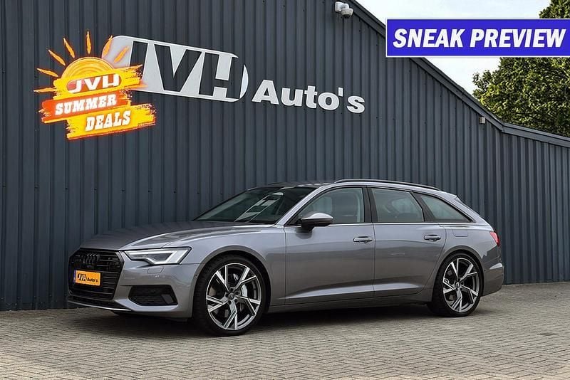 Grijs Gebruikt 2021 Audi A6 Sport Stationwagen | € 34.750 (Super prijs) - Afbeelding 1/4