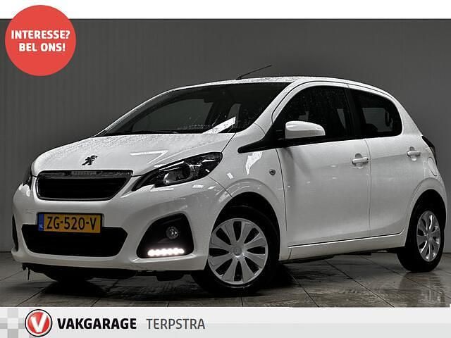 Wit Gebruikt 2019 Peugeot 108 Active Hatchback | € 6.450 (Eerlijke prijs) - Afbeelding 1/4
