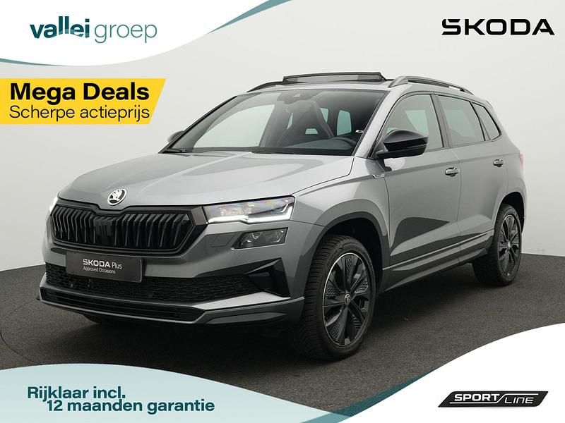 Grijs, metallic lak Gebruikt 2024 Skoda Karoq Business Line SUV | € 38.400 (Eerlijke prijs) - Afbeelding 1/4