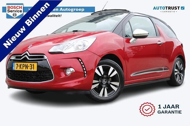 Rood Gebruikt 2013 Citroën DS3 Cabriolet So Chic Cabriolet | € 6.450 (Duur) - Afbeelding 1/4