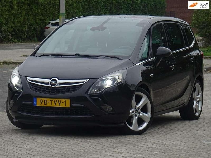 Zwart Gebruikt 2012 Opel Zafira Tourer Cosmo MPV | € 5.499 (Goede deal) - Afbeelding 1/4