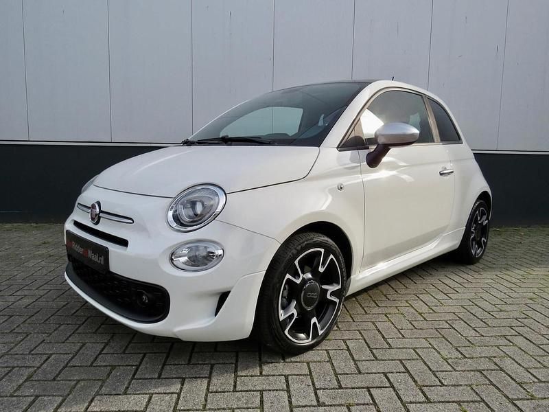 Wit Gebruikt 2021 Fiat 500 Rockstar Hatchback | € 14.950 (Iets duurder) - Afbeelding 1/4