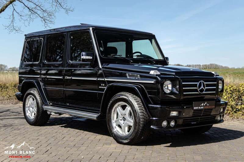 Zwart, metallic lak Gebruikt 2004 Mercedes G55 AMG AMG SUV | € 39.995 (Eerlijke prijs) - Afbeelding 1/3