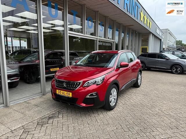 Rood Gebruikt 2019 Peugeot 3008 Active SUV | € 14.999 (Super prijs) - Afbeelding 1/4