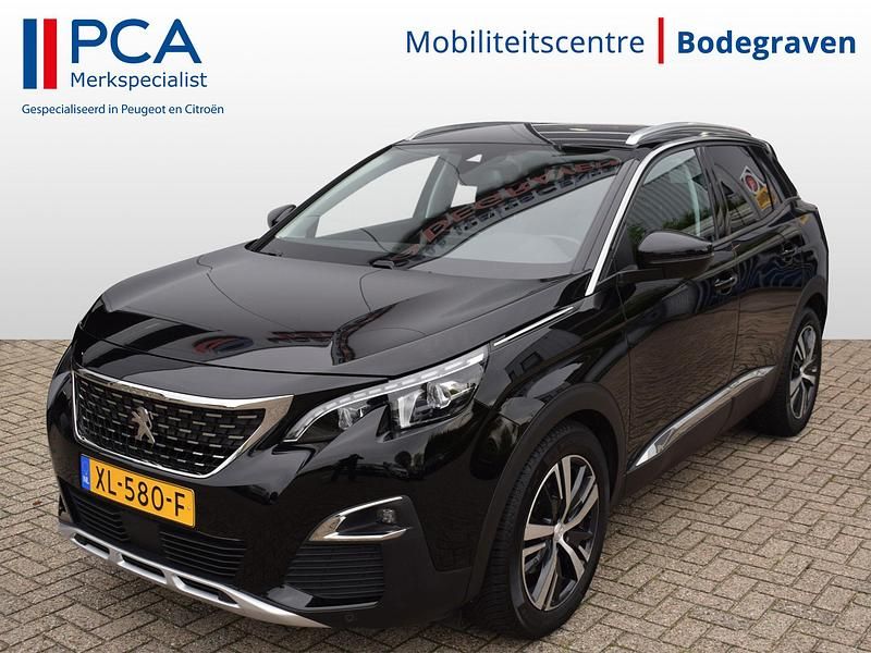 Zwart Occasion 2018 Peugeot 3008 Allure SUV | € 17.995 (Eerlijke prijs) - Afbeelding 1/4