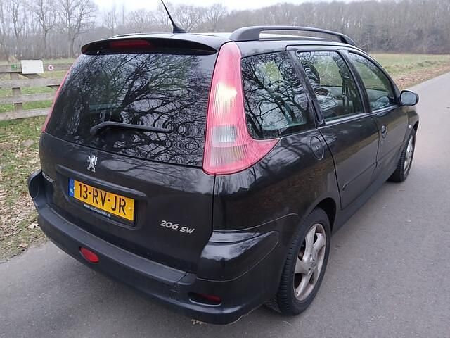 Occasion Peugeot 206 109 PK (80 kW) 2005 Zwart Stationwagen